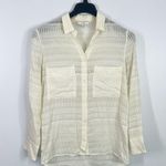 IRO  Alaina textured silk blend blouse size 38 USA 6 Photo 1