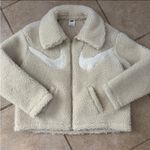Nike  Womens Sportswear Swoosh Sherpa Oversized Jacket XS Photo 1
