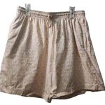 Men's Size L Mono AOP Short Orange White Adidas Print Photo 0