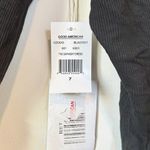 Good American NWT Black DayNight Ribbed Wrap Midi Dress - Size 7 (4XL) Photo 3