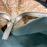 Foat Design NWT Cream Orange Metallic Linen Sleeveless Scalloped Hem Dress Size XS Photo 8