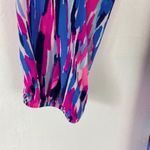 Lilly Pulitzer Amante Silk Jersey Dress Free Spirit One Shoulder Size XS WY504 Photo 4