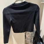 The Kript Cropped Black Sweater Photo 4