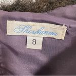 Shoshanna  tweed herringbone faux fur strapless bustier dress Photo 7