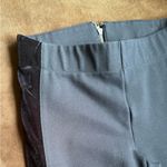 J.Crew GiGi Pants Black Skinny Black Velvet Stripe On Side Zip In Back Sz 00 Photo 3