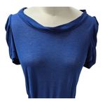 Missoni Blue & Purple Classic Zigzag Knit Skirt w/ Pleats 6/42/Blue Cotton Top Photo 4