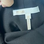 Maje  Wool Blend Pleated Tie Waist High Rise Tapered Trouser Pant Black 38 / M Photo 5