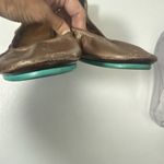 Tieks  By Gavrieli Metallic Rose Bronze Italian Leather Foldable Ballet Flats 8 Photo 7
