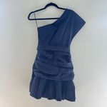 Derek Lam  10 Crosby One Shoulder Poplin Dress Photo 5