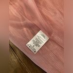 All in Favor  Dolman Plissé Midi faux wrap short sleeve pink gauze dress Small Photo 8