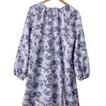 Hill House  the Simone Dress lilac Tonal Floral Long Sleeve Maxi XS NWT Photo 4