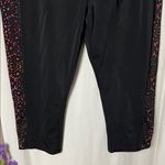 Swimsuit For All Swimsuits For All Black and Pink Patterned Capri Swim Leggings Size 20 Photo 2