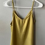 Lily White Spaghetti Strap Blouse Olive Green  Photo 1