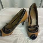 Etienne Aigner "Cynthia" heels size 7M two tone browns Photo 0