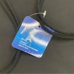 Disney Mickey Mouse Bag Tote Sack Backpack Lightweight Black Metallic Silver Photo 10