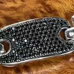 Bronze Milor Italy Pave Black Crystal Bracelet Photo 4