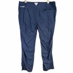Columbia  PFG Pants Womens 12 Blue Nylon Omni Shade Cargo Pocket Fishing Outdoor Photo 2