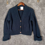 Abercrombie & Fitch Cameron Seed Stich Cardigan Chunky Fisherman Womens M Photo 0