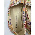 Toms Womens  Size 7.5 Shoes SlipOn Alpargata Unity Love Wins Pride Rainbow Canvas Photo 8