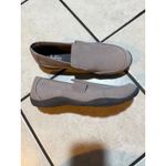 Clarks New  Haley Park Womens Gray Suede Slip On Loafer Flats Shoes Sz 8.5 Photo 3