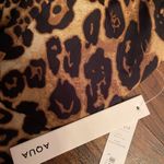 AQUA 🖤NWT  LEOPARD PRINT MAXI WRAP DRESS Photo 2