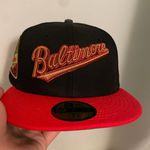 New Era Cap Off the dome podcast x burdeens Chicago Baltimore orioles 30th anniversary patch size 7 1/8 brand new  Photo 1
