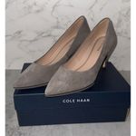 Cole Haan  Grand Ambition Pump Women's Morel Suede Leather Stiletto Heel Sz US 10 Photo 1