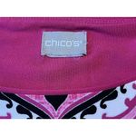 Chico's Dress Womens Size Measured Paisley Stretch Multi Colorful Flows Great Photo 2