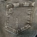 Eunina  size 7 junior black distressed skinny jeans these are dark black EUC Photo 13