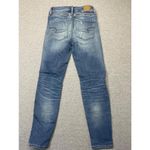 American Eagle Women's Size 00 Short Blue Distressed Jeans Photo 3