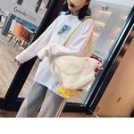 Women’s Faux Fur Cartoon Chicken Plush Tote & Crossbody Bag Photo 5