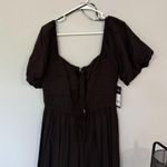 Karl Lagerfeld NWT  Short Sleeved Tiered Maxi Dress Women's Size 8 Puff Sleeve Photo 5