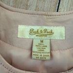 Peck & Peck Womens Vintage  Lamb Leather Vest Quilted Lined Pink Medium Photo 6