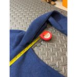 Eileen Fisher Eileen Fisher Felted Merino Wool Double Knit Jacket Blue Fringe Hem XL Photo 8