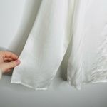 Vetta Women's White Sheer The Reversible Minimal Blouse Size Small S NWT Capsule Photo 6