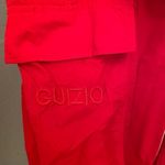 Danielle Guizio‎ red nylon sweatpants RARE Photo 3