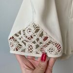 Cinq à Sept Cinq A Sept Crochet Lace Corinna Short Light Plaster 12 Photo 3