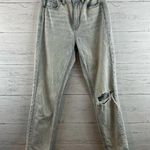 American Eagle  Distressed Light Wash Mom Jean Size 2 Photo 0