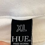 Hue  Women’s White Stretch Pull On Skinny Jeans Size XL Photo 2