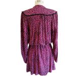 Zadig & Voltaire Reveal Leopard Print Dress Hot Pink Black MSRP $398 Large NWT Photo 3