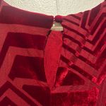 Sunday in Brooklyn  red velvet swing tank size L glam, holiday, Photo 2