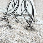 ZARA  Black and Silver Cascade Earrings Photo 3