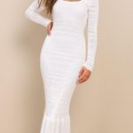 Lulus White Knit Dress Photo 0