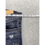 Ralph Lauren POLO  Blue Denim Jeans Distressed Size 26 Tompkins Skinny Crop Photo 14