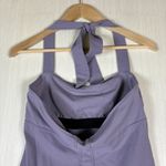 Athleta Sizzle Halter Dress Sz 4 Purple Lavender Athletic Stretch Shelf Bra Photo 5