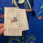 Quaker Factory Blue Embroidered NWT Large Spring Summer Jacket. 2019 Photo 7