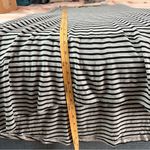 Habitat Black & Gray Striped Sleeveless High Low Midi Dress Scoop Neck Lagenlook Photo 12