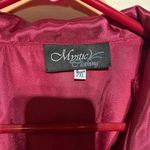 Mystic  CLOTHING 2XL BURGUNDY WITH WHITE PIPING TRIM PAJAMA SET Photo 3