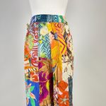 Johnny Was NWOT  Soft Side Wrap Pants Womens Sz XL Multicolored Tropical Pull on Photo 7