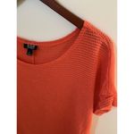 a.n.a . A New Approach Womens M Sweater Open Knit Short Sleeve Pullover Slit Back Photo 1